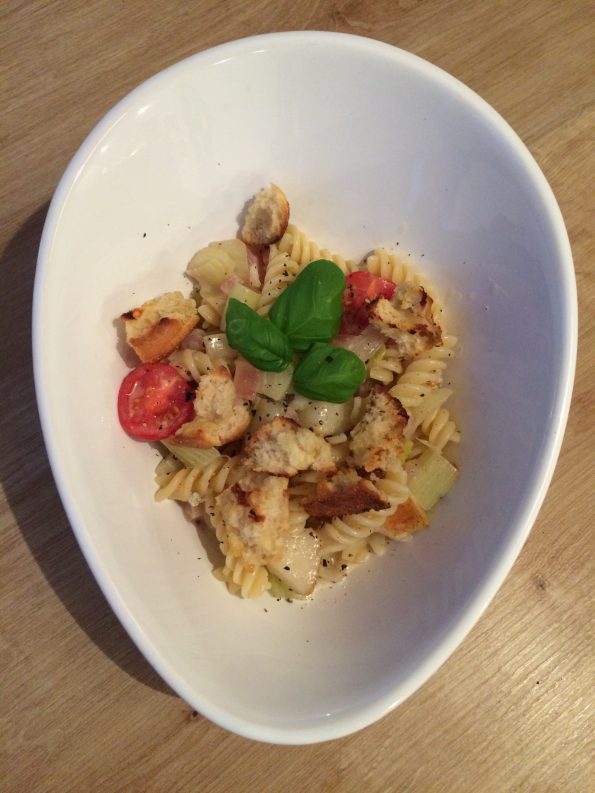 Pasta in Birnen-Gorgonzola-Sahne