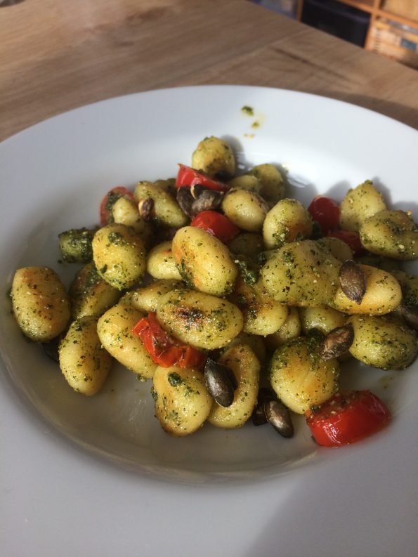 Gnocchi mit Kürbiskernpesto